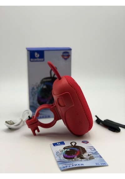 Bs-296 Wıreless Bluetooth Portable Speaker 8w-kırmızı