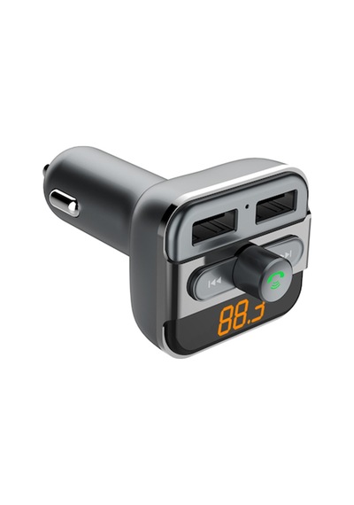 Linktech Gr8 3.4A Şarj Destekli Lcd Ekranlı Kumandalı Fm Transmit