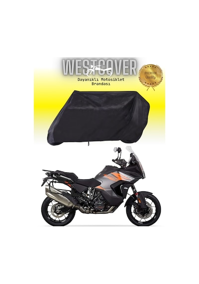 Ktm 390 Adventure Uyumlu Siyah Motosiklet Brandası,örtüsü