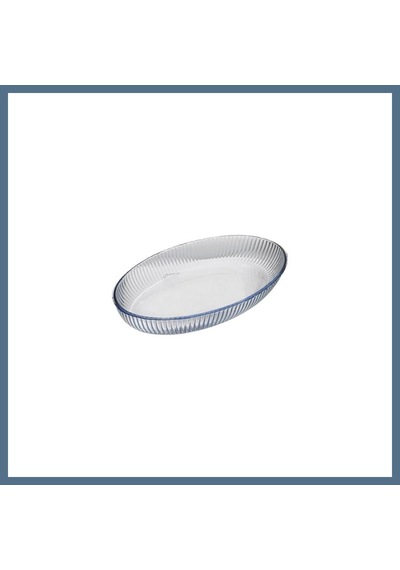 Buradabulabilirsin Oval Borcam Tepsı 1 Adet Bbz Çok Renkli