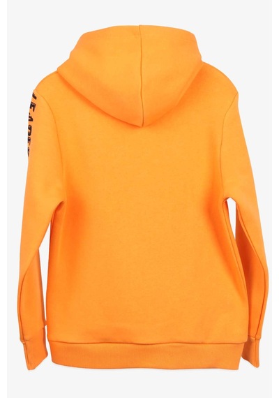 Breeze Erkek Çocuk Sweatshirt Baskılı Kapüşonlu 9-14 Yaş, Hardal Sarı