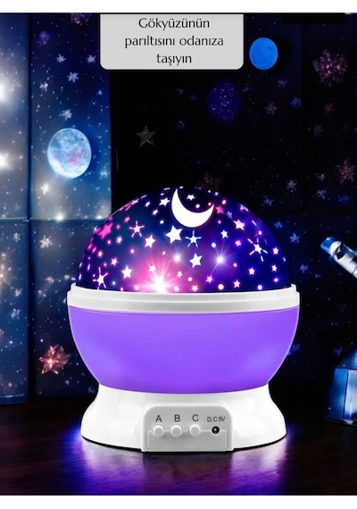 Tavana Işık Yansıtmalı Gece Lambası Dönen Yıldız Ay Projeksiyon Oda Lambası Işık Küresi-star Master Tavana Işık Yansıtmalı Gece Lambası Dönen Yıldız Ay Projeksiyon Oda Lambası Işık Küresi-star Master