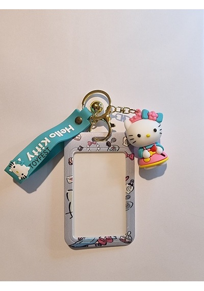 Hello Kitty Figür Anahtarlık Çanta Aksesuarı Ve Kartlık 2 Si Bir Arada - Model 1