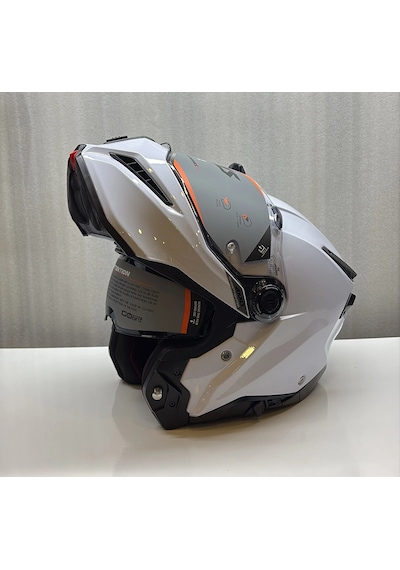 Axxıs Kask Fu409sv Ghostfıghter Sv Solıd A0 Parlak Beyaz