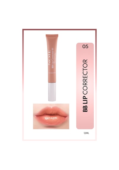 Note Cosmetique Bb Lip Corrector Renk Eşitleyici Ve Nemlendirici Dudak Parlatıcısı - 05 - Kahverengi