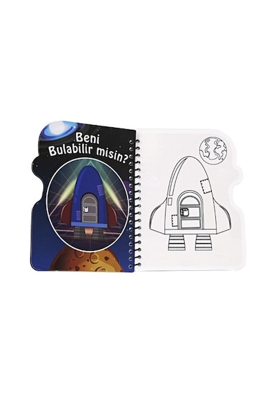 Uzay Ve Astronot: Özel Sulu Kalem İle Sihirli Boyama - Eğlenceli Aktivite