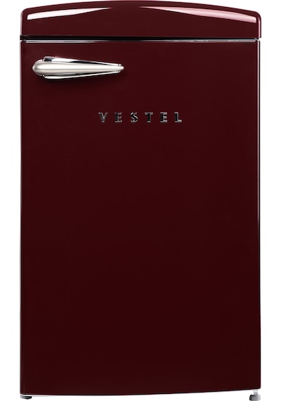 Vestel Retro SB14111 122 L Statik Buzdolabı Bordo