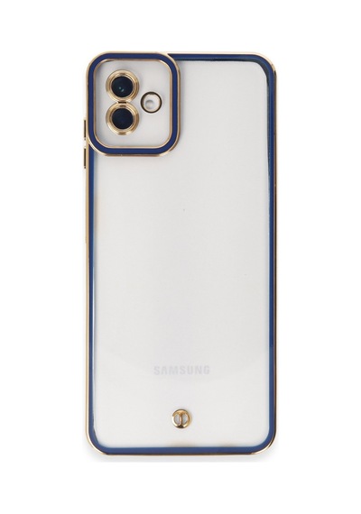 Samsung Galaxy Uyumlu , A04 Kılıf Liva Lens Silikon - Mavi