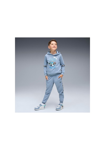 Puma X Hot Wheels Çocuk Mavi Sweatshirt Cool Blue Cool Blue