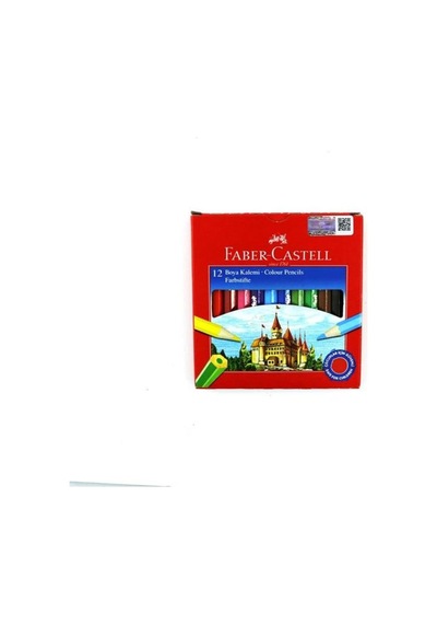 Faber Castell Kuru Boya Kalemi Redline 12'li Yarım Boy 5171116412