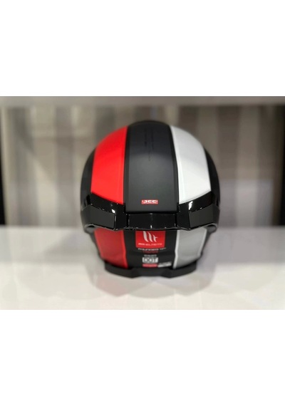 Mt Helmets Mt Thunder 4 Sv Tears B5 Motosiklet Kaskı Mat Siyah - Kırmızı