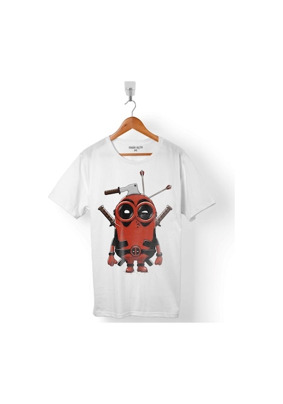 Deadpool Mınıon Minyonlar Erkek Tişört 001