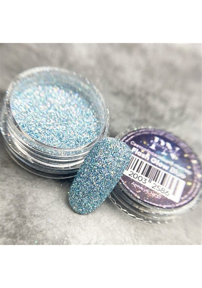 Flash Glow Işığı Yansıtan Pigment Blue 5 Gr - Parlak Mavi Nail Art Tozu