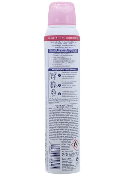 Nivea Kuru Şampuan Ferah Ve Hafif 200 Ml Orta Koyulukta Saçlar İçin