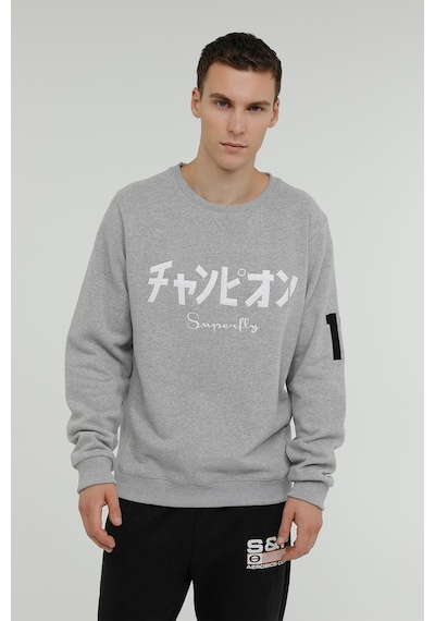 Superfly MEN SWEAT-1 Gri Erkek Sweatshirt Gri