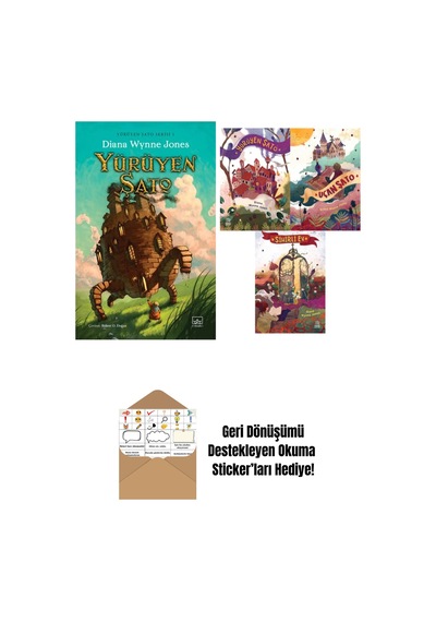 Yürüyen Şato Yürüyen Şato Serisi 1 Ciltli + Diana Wynne Jones Üçlü Kitap Seti: Yürüyen Şato Uçan Şato Sihirli Ev