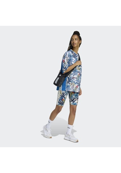 Adidas Kd4629 Farm Prm Tee Kadın Tişört Mavi