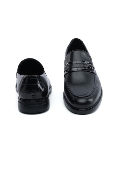 Greyder 64705 Siyah Hakiki Deri Erkek Loafer Klasik Ayakkabı