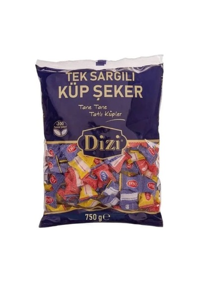 Dizi Küp Şeker 750gr Tek Sargılı 16'li Paket