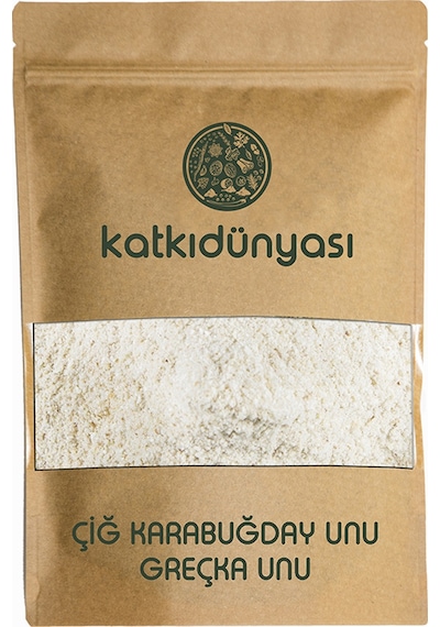 Katkı Dünyası Çiğ Greçka Karabuğday Unu 500 G