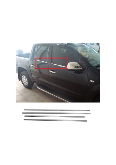Volkswagen Amarok Cam Çitası Kromu Nikelajı 2010 Sonrası