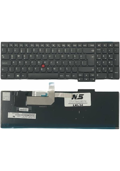 Lenovo İle Uyumlu Thinkpad E531, E540, W540, T540p, T550, L540 Notebook Klavye Siyah Tr