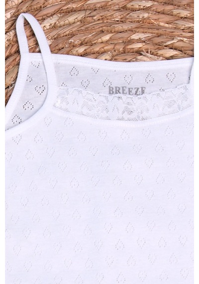 Breeze Kız Çocuk Atlet 1-11 Yaş, Ekru-ekru Ekru