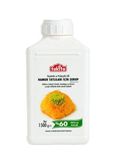 Hamur Tatlıları İçin Şurup Sukralozlu 1.5 Kg