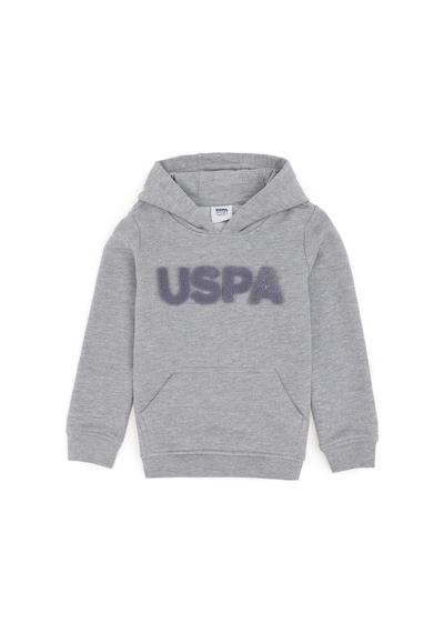 U.S. Polo Assn. Erkek Çocuk Gri Melanj Basic Sweatshirt 50289142-VR086