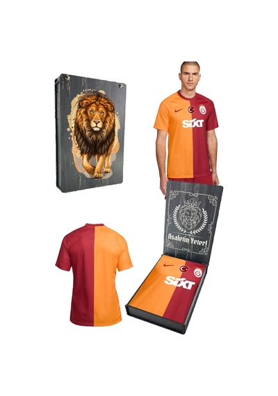 Gsstore Galatasaray 23-24 Parçalı Forma Gs Aslan Baskı Kutulu 001