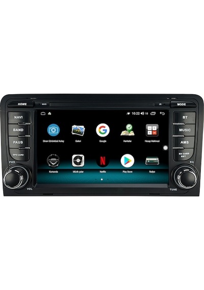 Fimex Audi A3 Tuşlu Multimedya Navigasyon Kamera Carplay Android