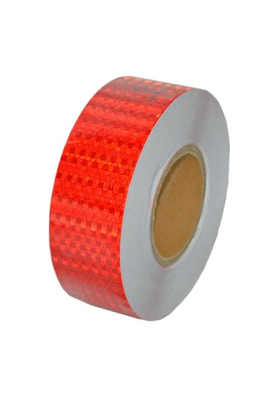 Nyf Fosfor Bant Petekli Reflektiv 5,5 Cm X 50 Mt Kırmızı E Belgeli Bx14 066