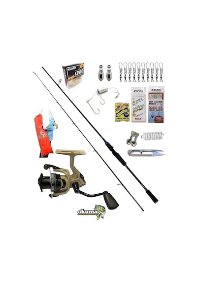 Okuma Outrax 3000 240cm 7-40gr Legend Karbon Kıyı Spin Olta Takımı Seti