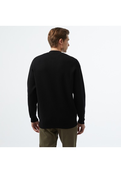 Nautica Erkek Siyah Regular Fit Hırka Düz S37129t Siyah