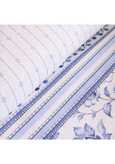 Kaşmir Home Belina %100 Pamuk Tek Kişilik Nevresim Takımı İndigo Mavi