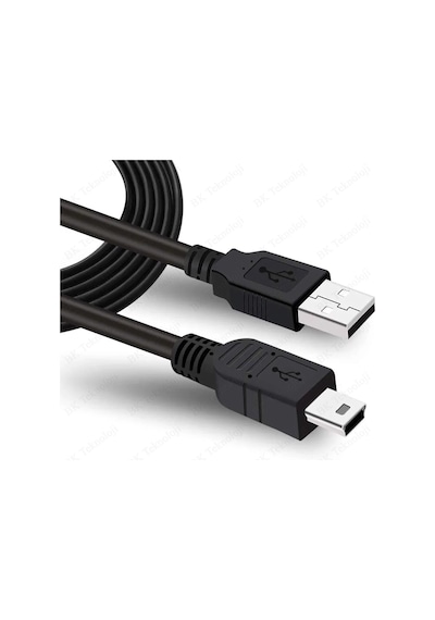 USB 2.0 Erkek - Mini USB 2.0 Erkek Veri-Şarj Kablosu 1.5 M