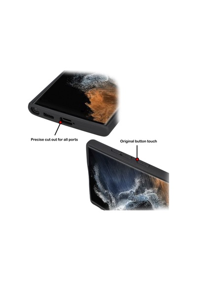 Bouletta Samsung Galaxy S22 Ultra Uyumlu Deri Kapak Fxcp V4ef