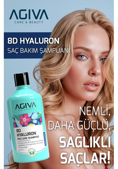 8d Hyaluron Kuru Ve Kırılgan Saçlar İçin Nemlendirici Saç Bakım Şampuanı-vegan