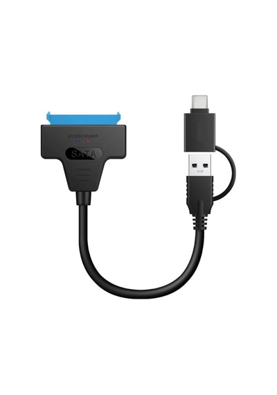 A4204 2in1 Usb 3.0 Type-c To 2.5 İnç Sata Hdd Ssd Çevirici Dönüştürücü Standart