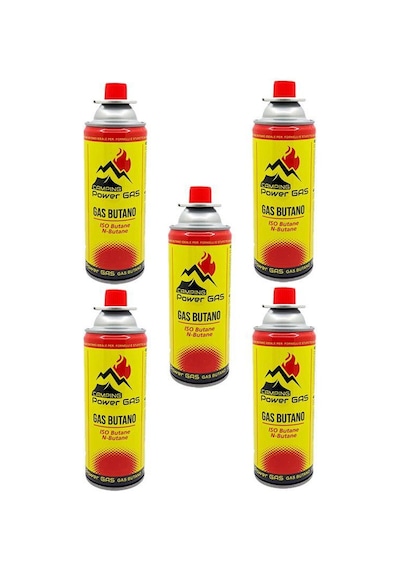 Campıng Tıme Bütan Propan Kamp Gaz Kartuşu 227gr 400ml 5adet Camp Sarı