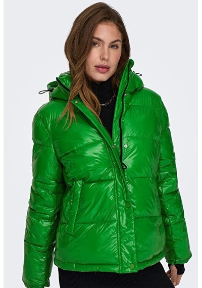 Only Onlannlouis Premium Puffer Jkt Otw Kadın Günlük Mont 15287919-green-bee Yeşil