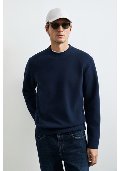 Lufian Logan Erkek Sweatshirt Lacivert Lacivert 112030194100200