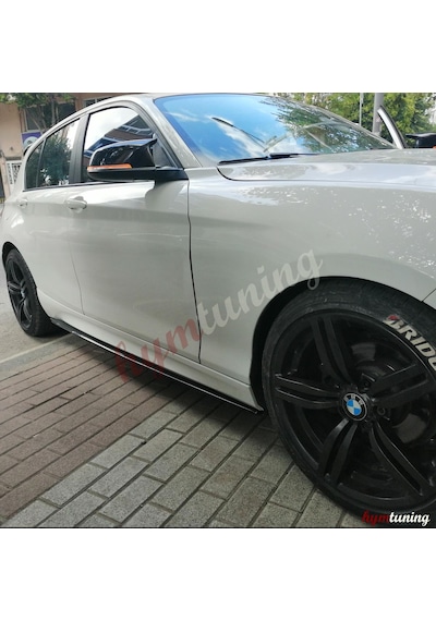 Bmw 1 Kasa F20 Marşpiyel Çıtası - Piano Black - Abs Plastik