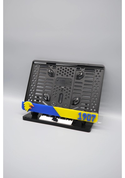 Sarı Laciveret Taraftar 3d Kabartmalı Pleksi Motor Plakalığı - 848647856