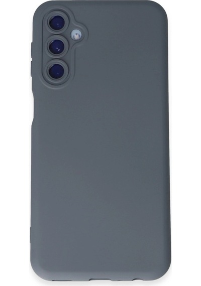 Samsung Galaxy M14 5g Kılıf Nano İçi Kadife Silikon - Gri