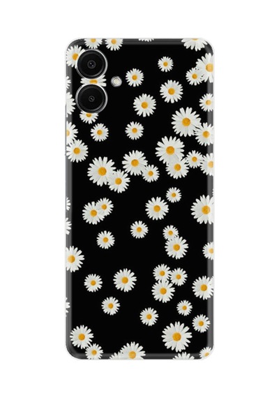 Samsung Galaxy Uyumlu - A06 Kılıf Boutique Baskılı Resimli Papatyalar Pcode -018