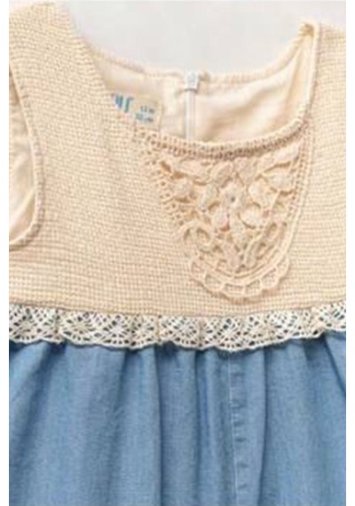 Miniğimin Cicileri Dantel Detaylı Rahat Kız Bebe Yumuşak Dokulu Tulum - Açık Mavi Açık Mavi-75620 Miniğimin Cicileri Dantel Detaylı Rahat Kız Bebe Yumuşak Dokulu Tulum - Açık Mavi Açık Mavi-75620