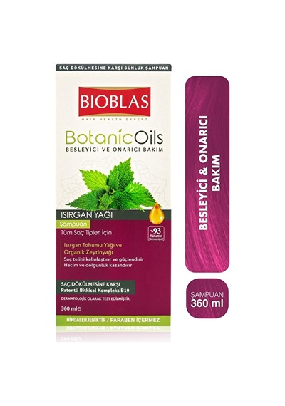 Bioblas Şampuan Botanic Oils 360 Ml Isırgan Yağı 82197483
