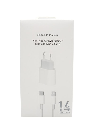 İphone 14 Pro Max Uyumlu 20w Type-c Güç Adaptörü Ve Type-c To Type-c Kablo