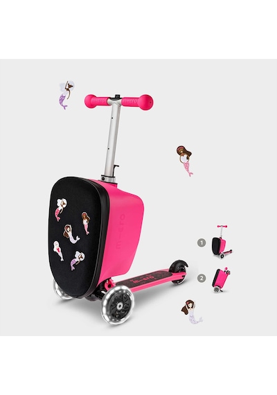 Micro Scooter Luggage Junior Velcro Pink